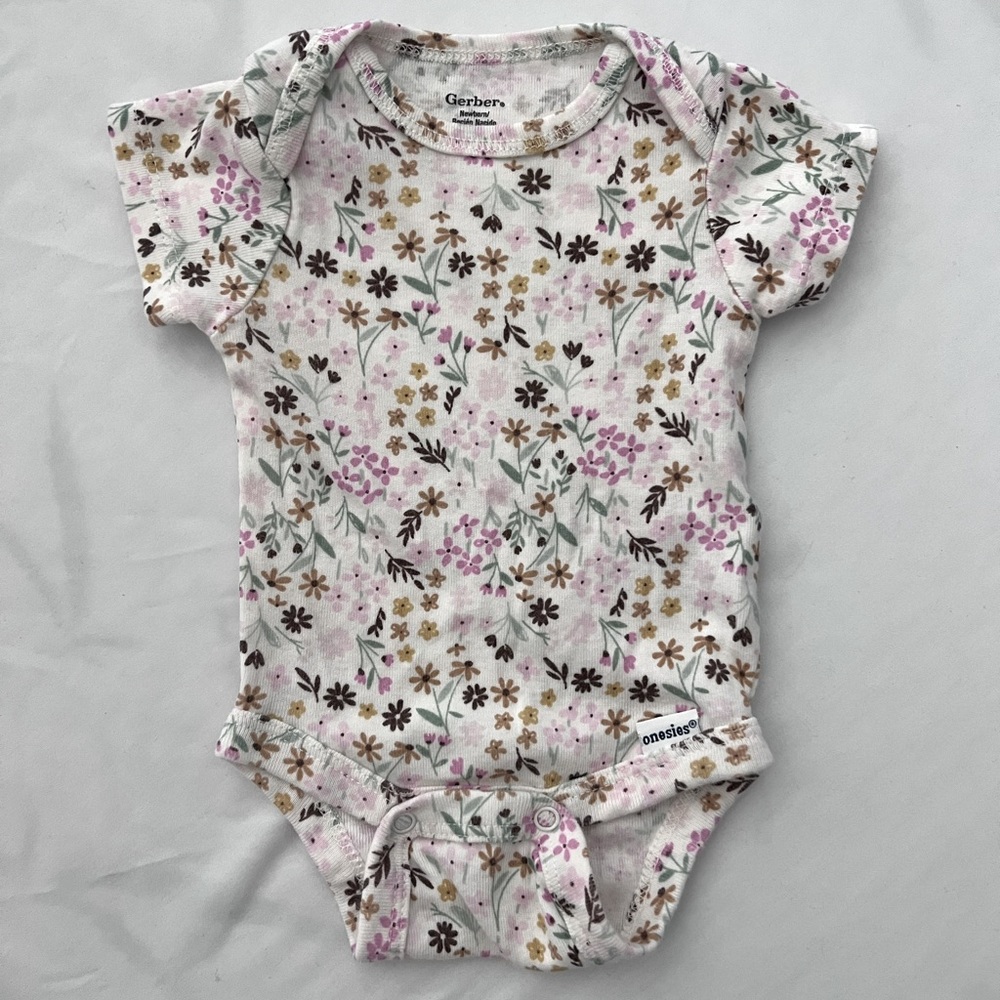 Gerber NB onesie slightly worn